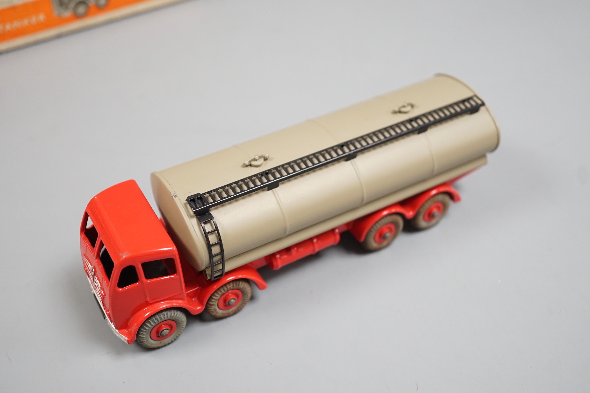 A boxed Dinky Toys 504 tanker